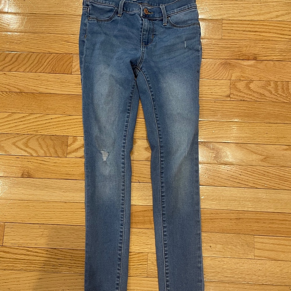 Old navy skinny blue jeans